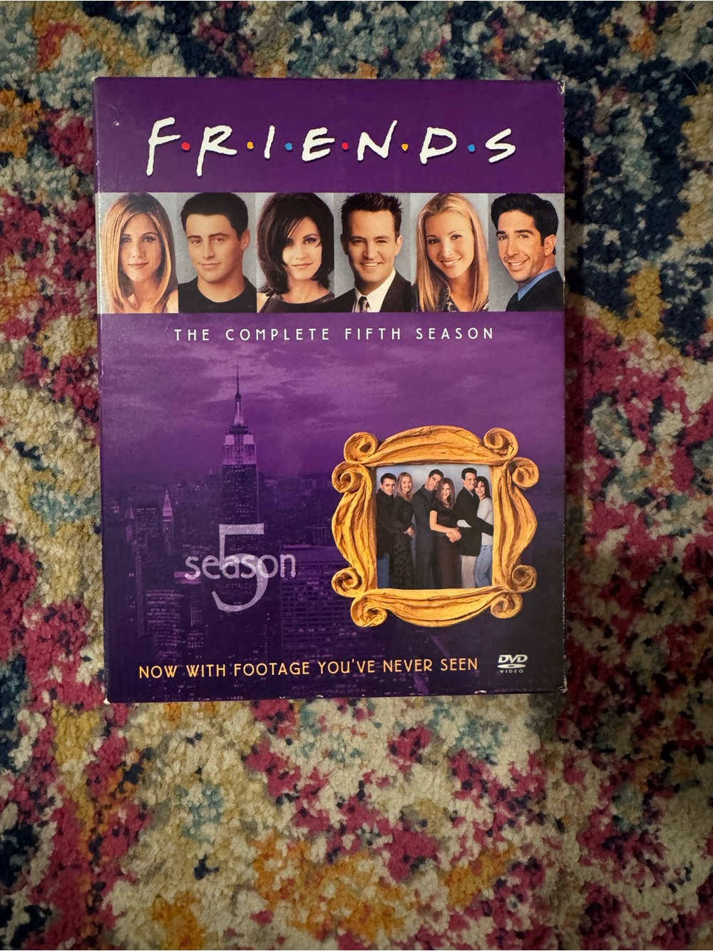 FRIENDS The Complete Fifth Season DVD - Purple & Gold Cover